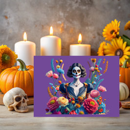 Cartão Día de los Muertos, celebración de amor y recuerdo