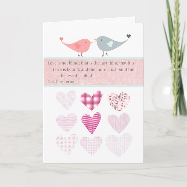 Cartão Dia de os namorados (Frente)