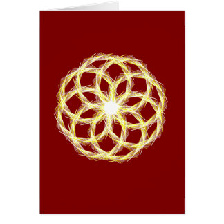 Cartão Dia de os namorados Crimson e Matemática Dourada,