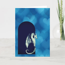 Cartão Dia de os namorados de neto do Dragão Azul