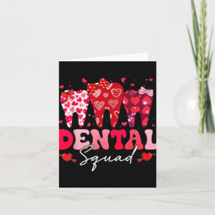 Cartão Dia de os namorados Engraçado De Esquadrão Dental 