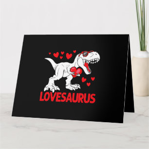 Cartão Dia de os namorados Lovesaurus Dinosaur Trex Love 