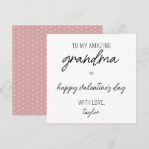 Dia de os namorados moderno e bonito para a vovó