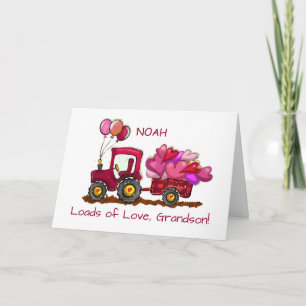 Cartão Dia de os namorados neto carregamentos de amor e c