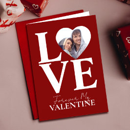 Cartão Dia de os namorados Photo Love | Dia de os namorad
