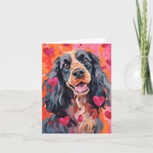 Cartão Dia de os namorados Springer Spaniel