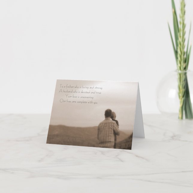 Cartão Dia de os pais (Frente)