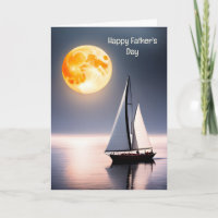 Dia de os pais À vela À Lua