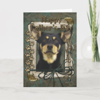 Dia de os pais - australiano Kelpie