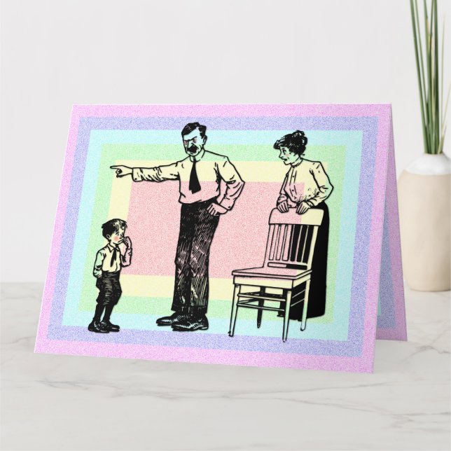 Cartão Dia de os pais Crappy (Frente)