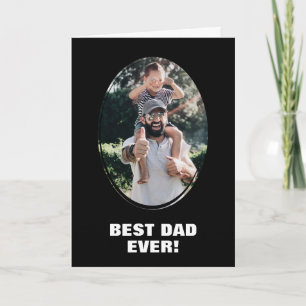 Cartão Dia de os pais de Fotografias Personalizado do Mel