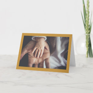 Cartão Dia de os pais de Mãos