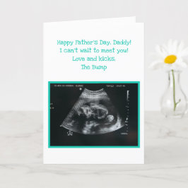 Cartão Dia de os pais de Pai Esperado por Bebê por Nascim