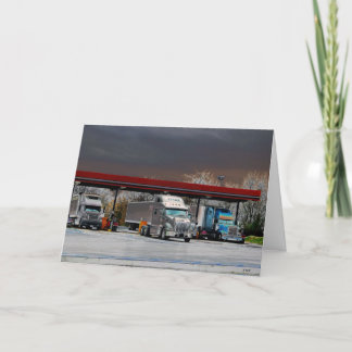 Cartão Dia de os pais de visão escura