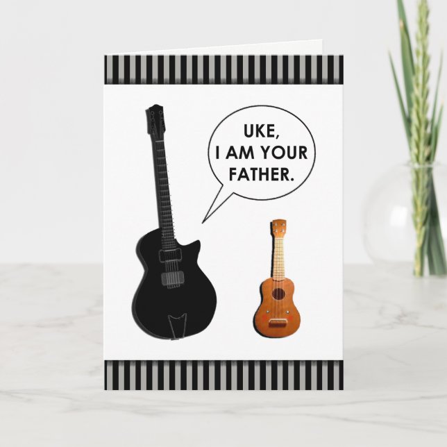 Cartão Dia de os pais engraçado (Frente)