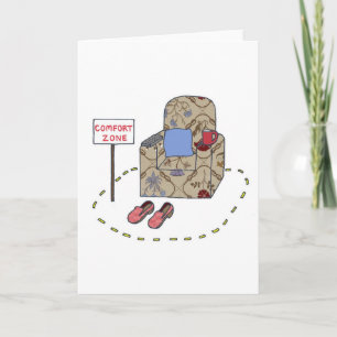 Cartão Dia de os pais Engraçado da Zona de Conforto