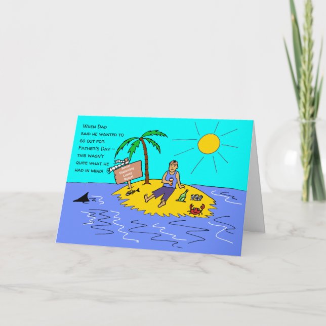 Cartão Dia de os pais Engraçado de Distância Social (Frente)