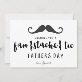 Cartão Dia de os pais Engraçado Mustache