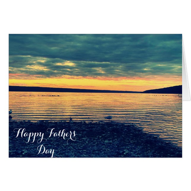 Cartão Dia de os pais FELIZ DA placa WIFE (Frente Horizontal)