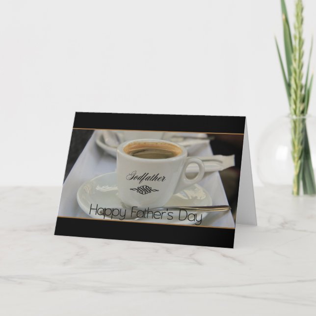 Cartão Dia de os pais Feliz de Deus (Frente)