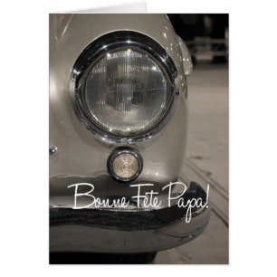 Cartão Dia de os pais Feliz Francês