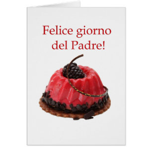Cartão Dia de os pais Feliz Italiano