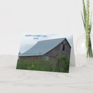 Cartão Dia de os pais FELIZ, PAI! DEUS E PAÍS