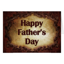 Cartão Dia de os pais Ornamental