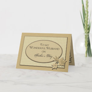 Cartão dia de os pais - Para MARIDO