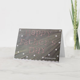 Cartão Dia de os pais - Placa Scrapbook