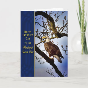 CARTÃO DIA DE OS PAIS - SON-IN-LAW - BALD EAGLE