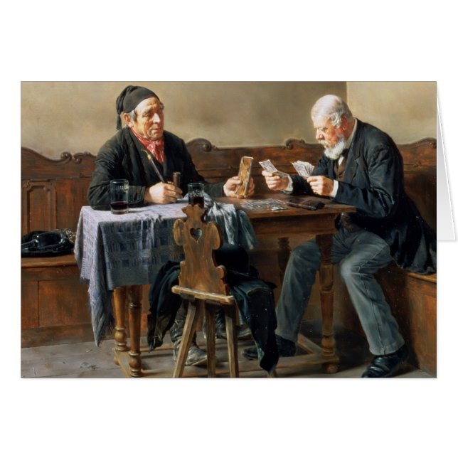 Cartão Dia de pagamento, 1887 (Frente Horizontal)