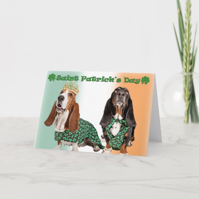 Cartão Dia de São Patrício (Frente)