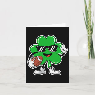 Cartão Dia de São Patrício De Futebol Boys Sham