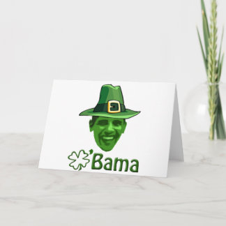 Cartão Dia de São Patrício de Obama