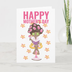 Cartão Dia de Spa Feliz Dia das Mães