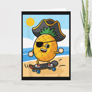 Cartão Dia Divertido de Falar como um Pirata - Pineapple
