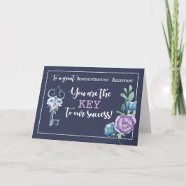 Cartão Dia do Admin do ajudante administrativo pro