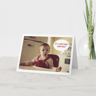 Cartão Dia do bolo?
