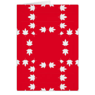 Cartão dia do Canadá