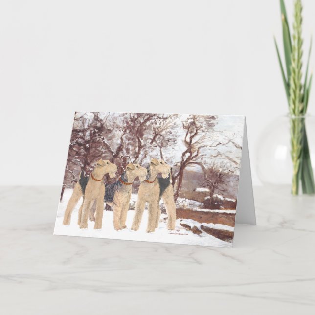 Cartão Dia do inverno (Frente)