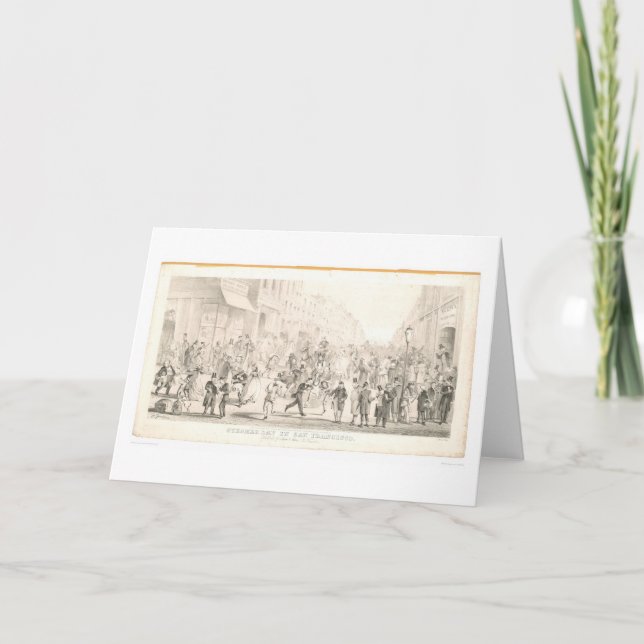 Cartão Dia do navio a vapor em SF (1164A) (Frente)