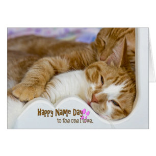 Cartão Dia do Nome para alguém amado