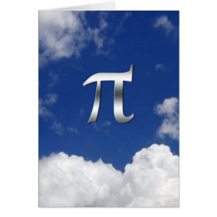 Cartão 'Dia do Pi cómico no céu