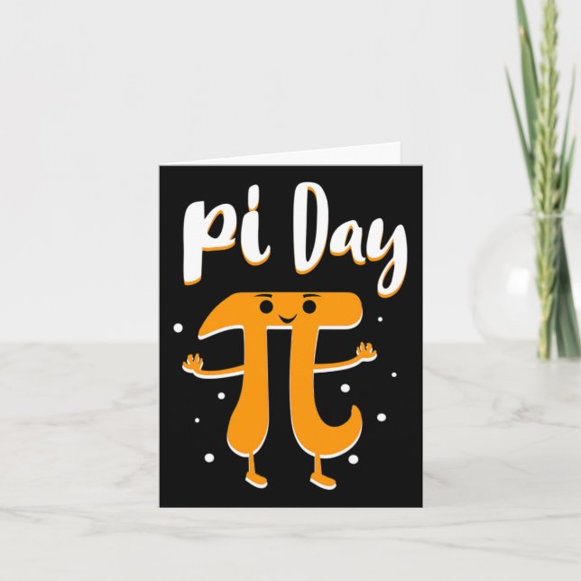 Cartão Dia do Pi Matemática Álgebra Geeks Alunos Geek Ner (Frente)