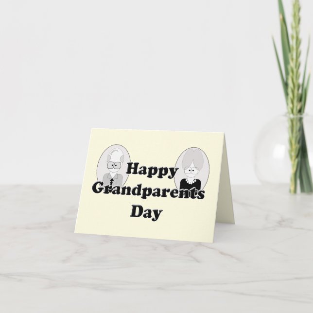 Cartão Dia dos Avós - Casal (Frente)