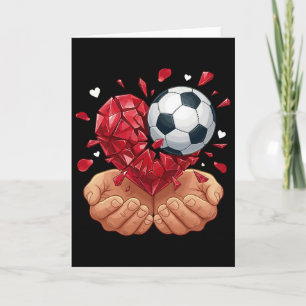 Cartão Dia dos Namorados Coração de Futebol