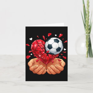 Cartão Dia dos Namorados Coração de Futebol