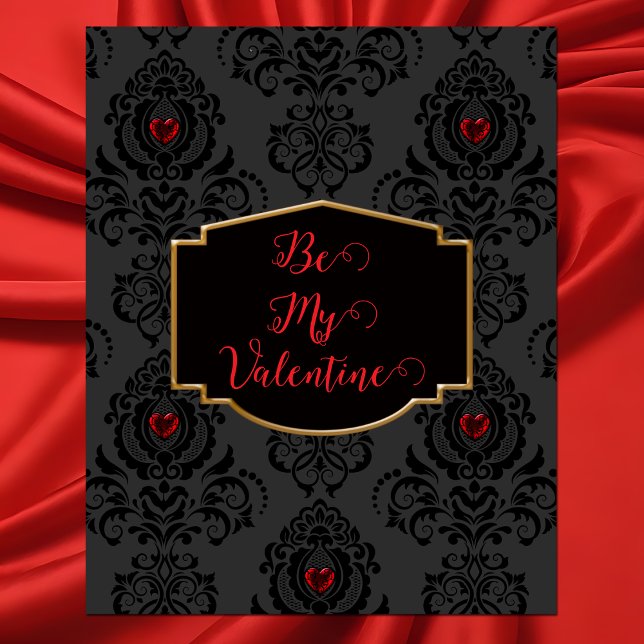 Cartão Dia dos Namorados Gótico Romântico (Criador carregado)