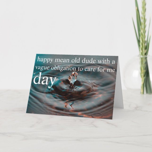 Cartão dia dos pais (Frente)